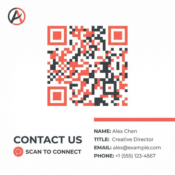 抖音风商务二维码